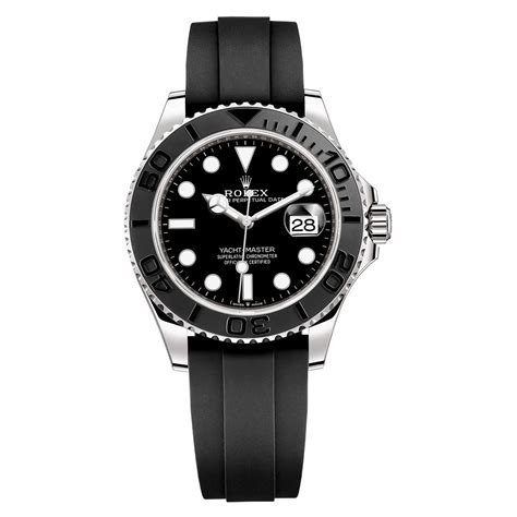 rolex yachtmaster on strap|rolex yacht master black band.